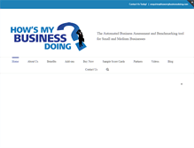 Tablet Screenshot of howsmybusinessdoing.com